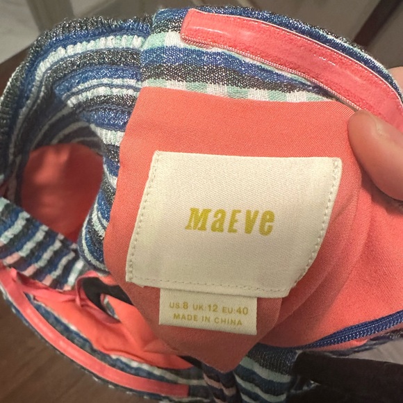 Anthropologie Maeve One Shoulder Midi Dress - Picture 5 of 8